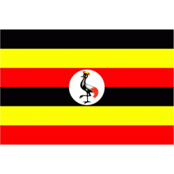 Uganda Flaga 90x150 cm